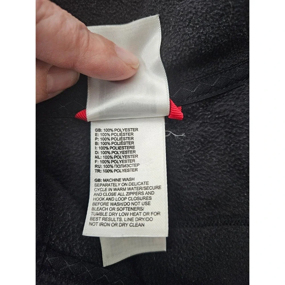 The North Face 1/4 Zip Fleece Pullover Women's Small‎ Black Pocket Outdoor
